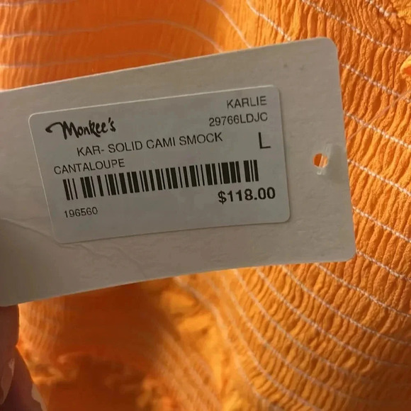 NWT Monkee’s Karlie spaghetti strap dress size large - Picture 4 of 9